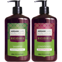 Duo réparateur - Argan & macadamia - Cheveux secs & abîmés - 2 x 400 ml