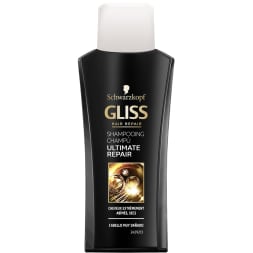 Mini shampooing Gliss - Ultimate repair - Cheveux abîmés & secs - 50 ml